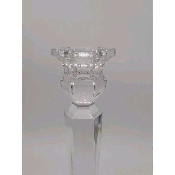 Mikasa Lead Crystal Glass Cambridge 12 Inch Candlesticks Holders EUC Vintage - Picture 2 of 11